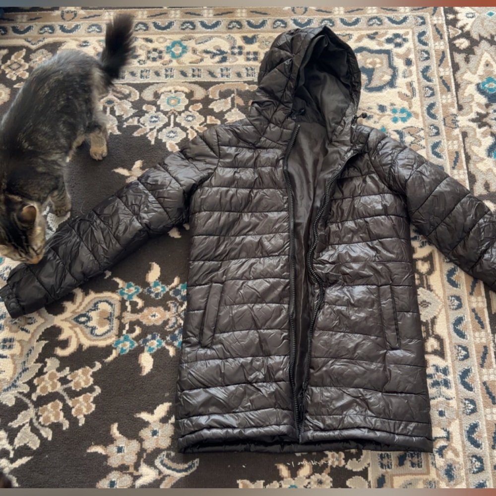 Swiss Tech Dark Brown Puffer Jacket